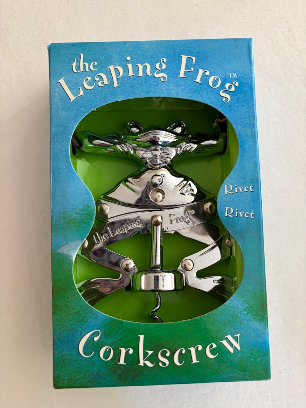 Leaping Frog Corkscrew-chrome and Silver Design 1990’s NWT